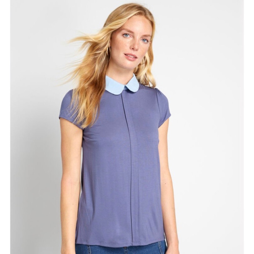 Modcloth Peter Pan collar top